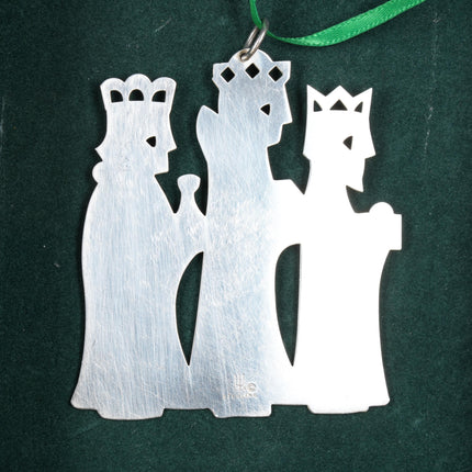 Sterling Retired James Avery Three Wise Men Christmas ornament