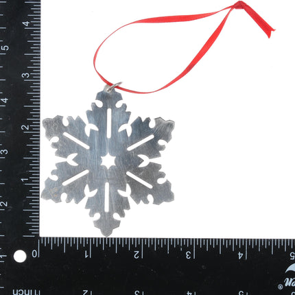 Sterling Retired James Avery Snowflake Christmas ornament