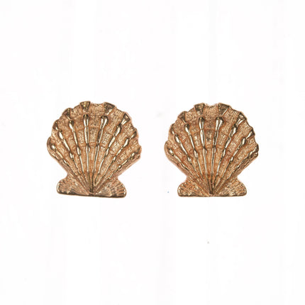 Retired James Avery 14k shell earrings