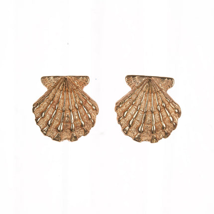 Retired James Avery 14k shell earrings