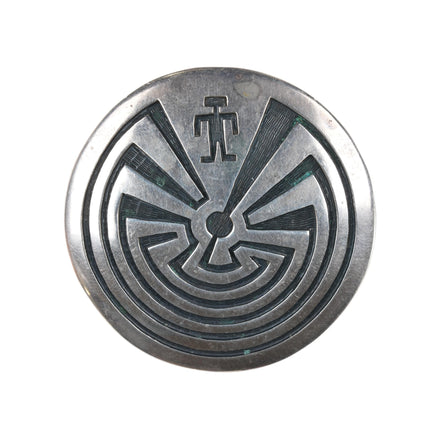 Vintage Hopi Sterling Man in the Maze pendant/pin