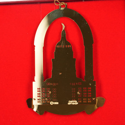 1996 First Edition Texas Capitol Christmas Ornament