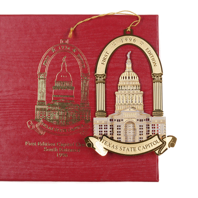 1996 First Edition Texas Capitol Christmas Ornament