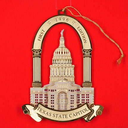 1996 First Edition Texas Capitol Christmas Ornament