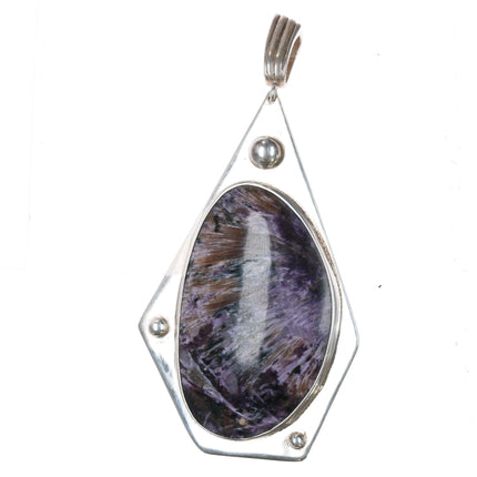 HLA Favour Russian Charoite sterling pendant