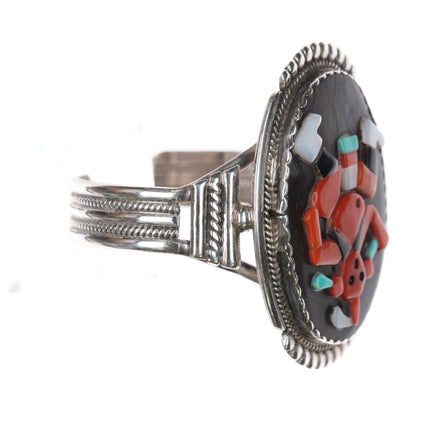 5 5/8" Bev Etsate Zuni Sterling in cuff bracelet