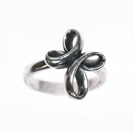 sz5 James Avery ribbon cross ring in sterling