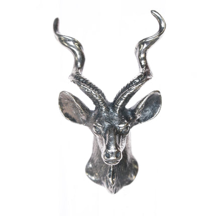 Retired James Avery Kudu Antelope lapel pin/tie tac sterling silver