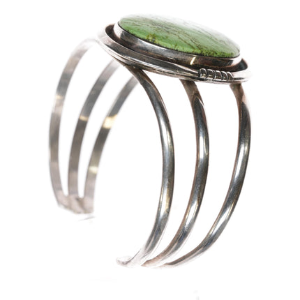 6 5/8" Sarah Sterling Gaspeite cuff bracelet