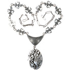 Herman Vandever Navajo Sterling Yei figures necklace - Estate Fresh Austin