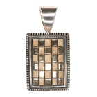Alvin Monte Navajo 14k/sterling pendant. - Estate Fresh Austin