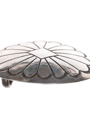 small BL Navajo sterling belt buckle