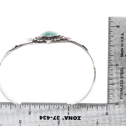 6.375" 1940's Navajo Curio Fred Harvey sterling thunderbird cuff bracelet - Estate Fresh Austin