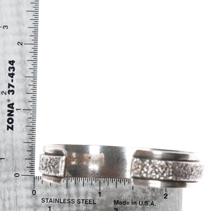 6.25" George and Nussie Henry Navajo sterling, turquoise, and lapis cuff bracelet - Estate Fresh Austin