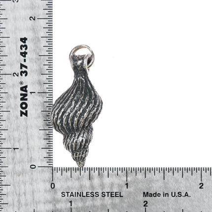 Retired James Avery 3d Striata Shell pendant - Estate Fresh Austin