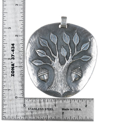 Huge Retired James Avery Oak Tree of Life pendant