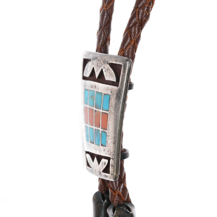 42" c1950's Phil Sterling Handmade channel inlay bolo tie