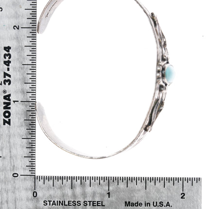 Bell Trading post sterling and turquoise cuff bracelet m