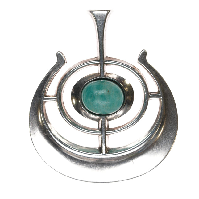 Sigurd Ostern David Andersen Sterling Amazonite Pendant a