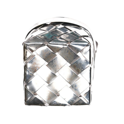 Vintage French Cartier Sterling silver basket - Estate Fresh Austin