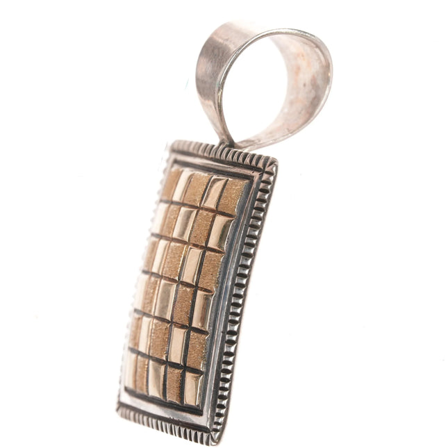 Alvin Monte Navajo 14k/sterling pendant. - Estate Fresh Austin