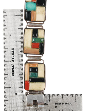 Olivia Whitethorne Navajo Sterling cobblestone link bracelet - Estate Fresh Austin