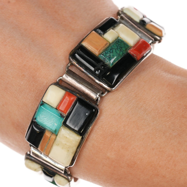 Olivia Whitethorne Navajo Sterling cobblestone link bracelet - Estate Fresh Austin