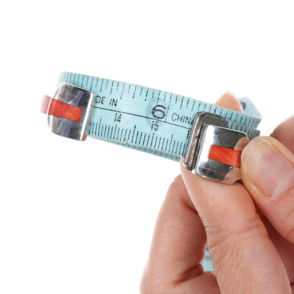 6.25" Larry Martinez Chavez Navajo sterling channel inlay cuff bracelet - Estate Fresh Austin