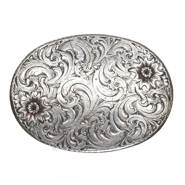 1980's Vogt Sterling front Cowboy belt buckle