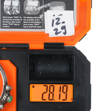 6.5" Vintage Navajo sterling row cuff bracelet with rope bezels - Estate Fresh Austin