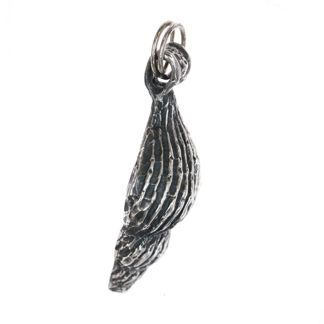 Retired James Avery 3d Striata Shell pendant