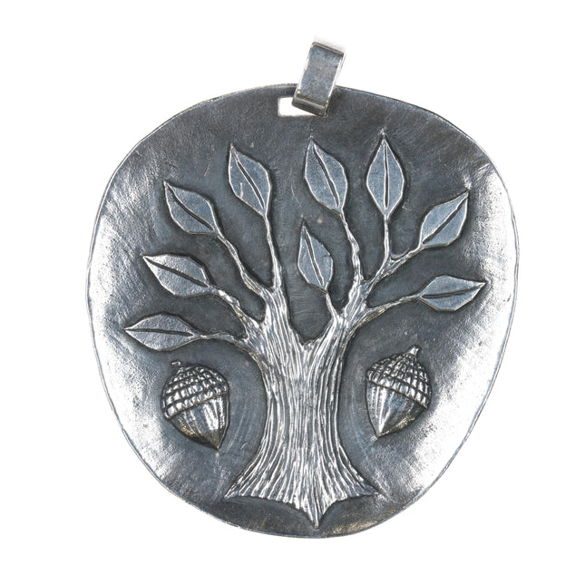 Huge Retired James Avery Oak Tree of Life pendant