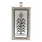 Ramon Dalangyawma Hopi Overlay Corn plant pendant sterling - Estate Fresh Austin
