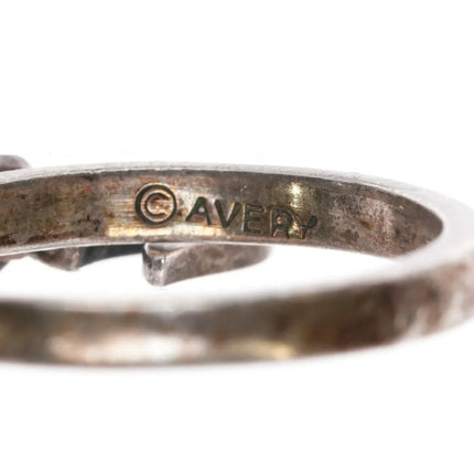 sz5 James Avery Descending Dove charm ring sterling silver - Estate Fresh Austin