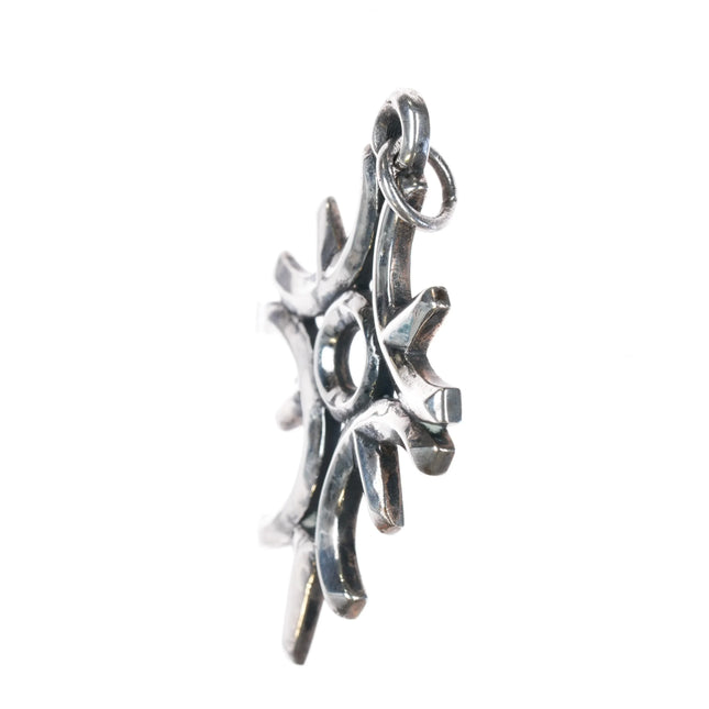 6.5" Retired James Avery modernist style cross pendant sterling silver - Estate Fresh Austin