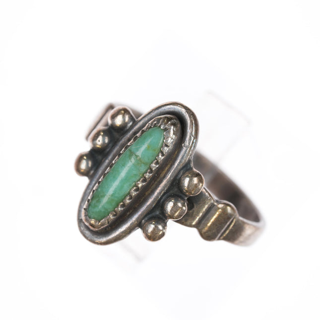 sz4.25 Vintage Bell Trading Post sterling and turquoise ring