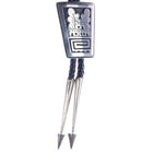 Cedric Navenma Kuwaninvaya Hopi Overlay bolo tie sterling silver - Estate Fresh Austin