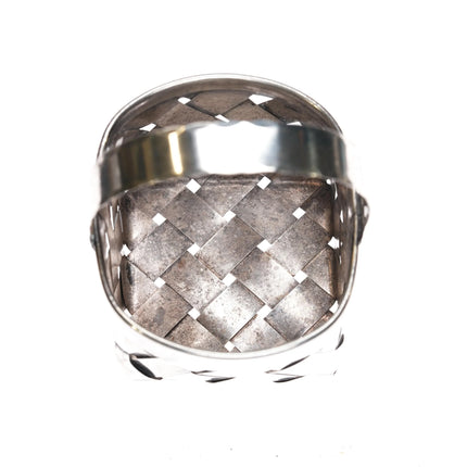 Vintage French Cartier Sterling silver basket - Estate Fresh Austin
