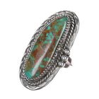 sz7.25 Orville Tsinnie Navajo silver Royston turquoise ring - Estate Fresh Austin