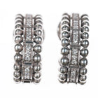 LAGOS Caviar Spark Diamond Huggie Earrings Sterling/14k posts - Estate Fresh Austin