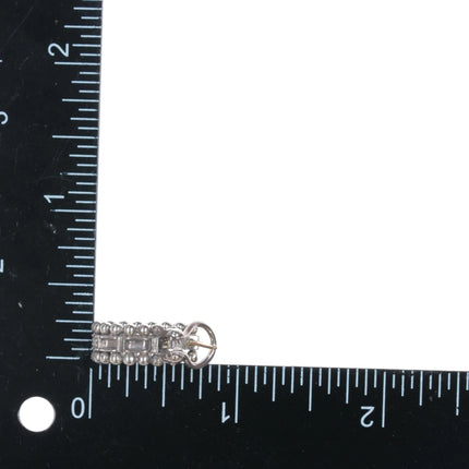 LAGOS Caviar Spark Diamond Huggie Earrings Sterling/14k posts - Estate Fresh Austin