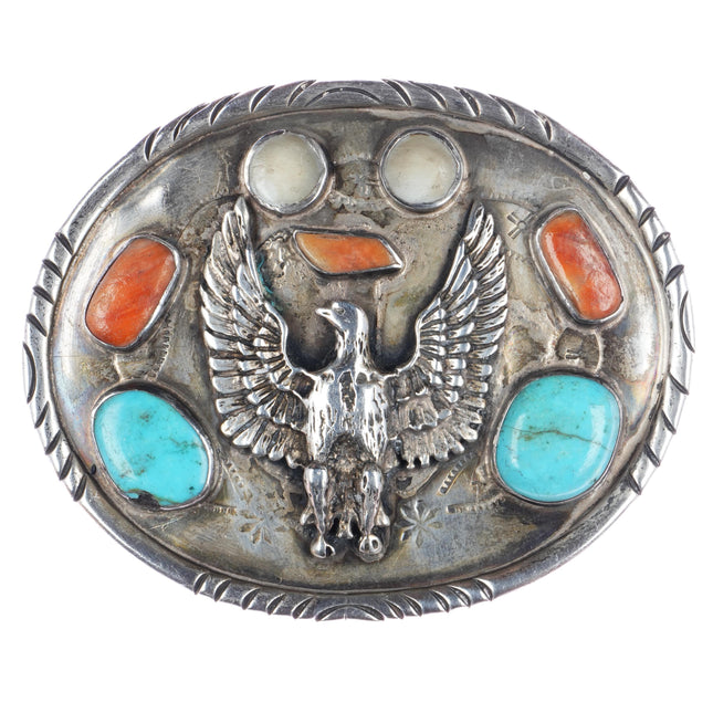 1976 MC Navajo Bicentennial Patriotic belt buckle