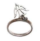 sz5 James Avery Descending Dove charm ring sterling silver - Estate Fresh Austin