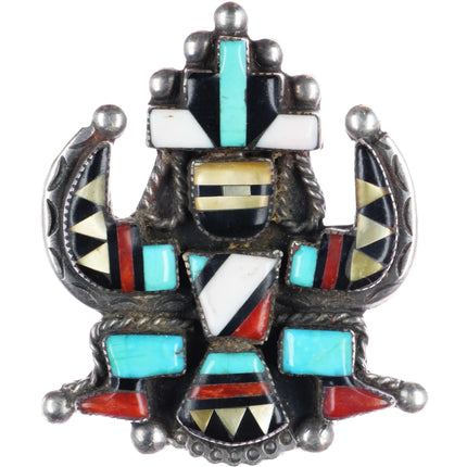 sz7.5 big 50's-60's Big Zuni Knifewing sterling ring - Estate Fresh Austin