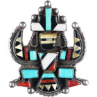 sz7.5 big 50's-60's Big Zuni Knifewing sterling ring - Estate Fresh Austin