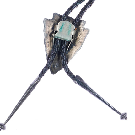 c1960 c-31 Eldon James Hopi arrowhead form bear head bolo tie - Estate Fresh Austin