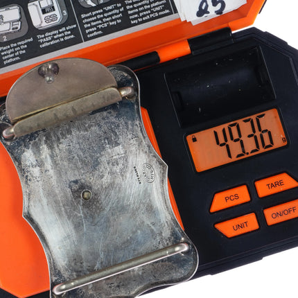 Vintage Diablo Sterling hand engraved horse head belt buckle - Estate Fresh Austin