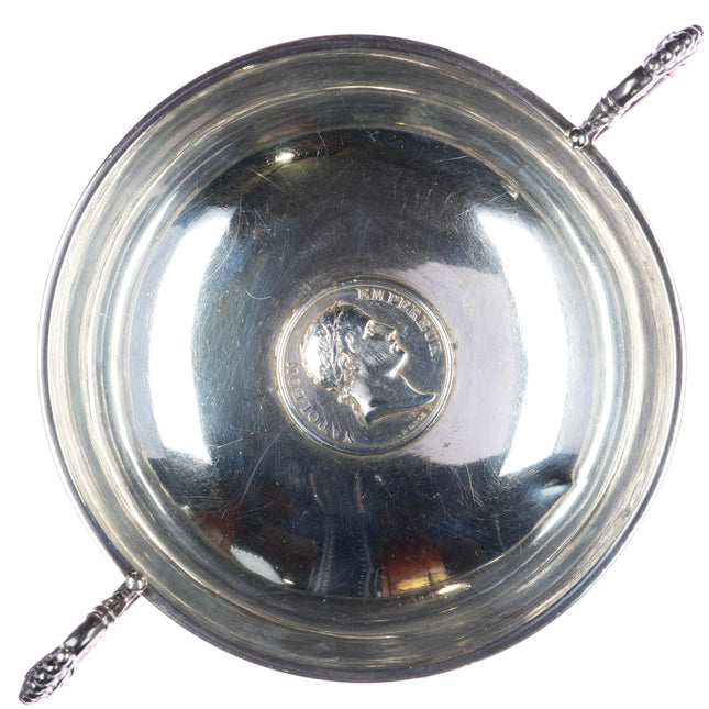 c1810 Napoleonic era French silver compote "Duc de Cadore" Union Imperiale - Estate Fresh Austin
