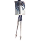 1990's Signed Hopi overlay bolo tie sterling silver - Estate Fresh Austin