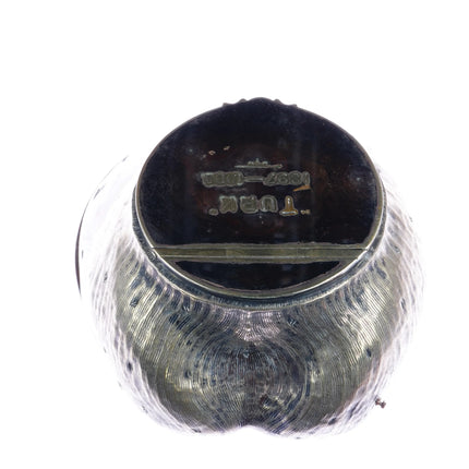 c1900 silver mounted Horse Hoof Inkwell Rowland Ward - Estate Fresh Austin